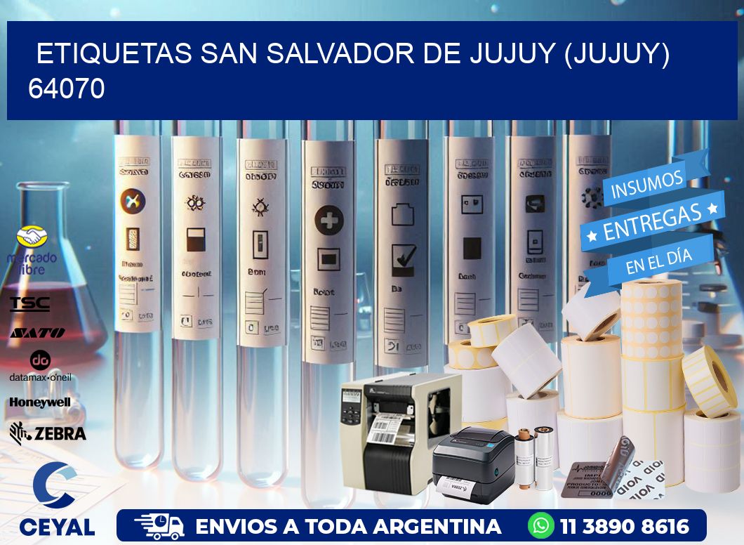 ETIQUETAS SAN SALVADOR DE JUJUY (JUJUY) 64070