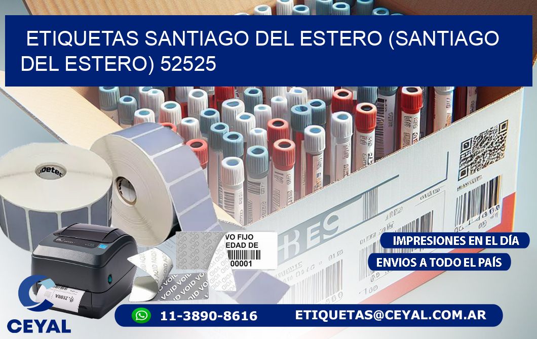 ETIQUETAS SANTIAGO DEL ESTERO (SANTIAGO DEL ESTERO) 52525