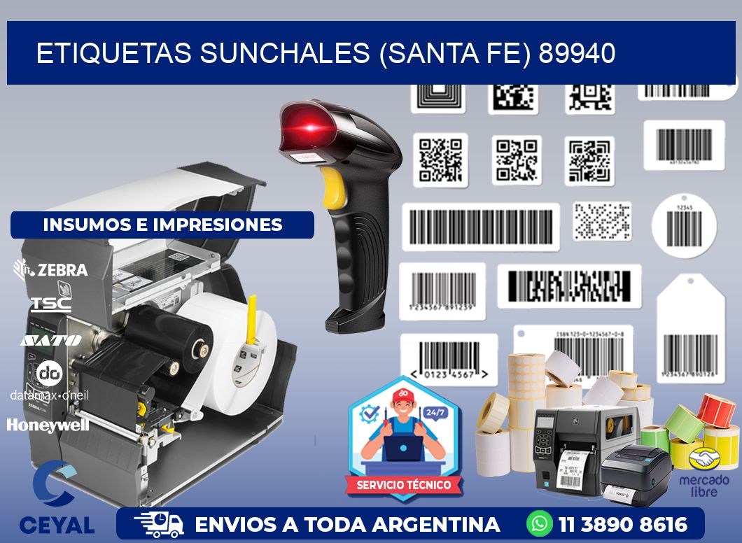 ETIQUETAS SUNCHALES (SANTA FE) 89940
