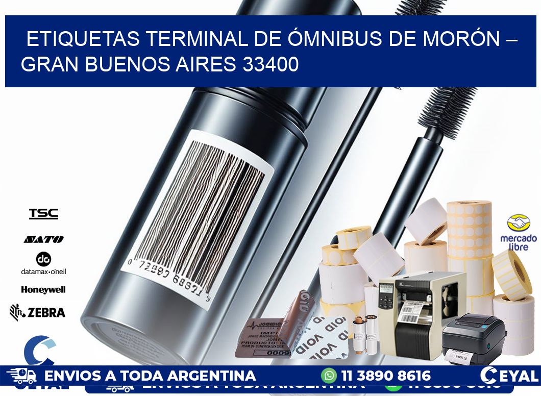 ETIQUETAS TERMINAL DE ÓMNIBUS DE MORÓN – GRAN BUENOS AIRES 33400
