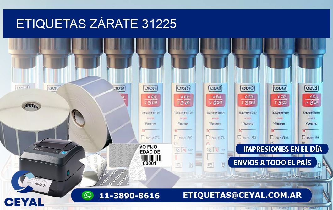 ETIQUETAS ZÁRATE 31225