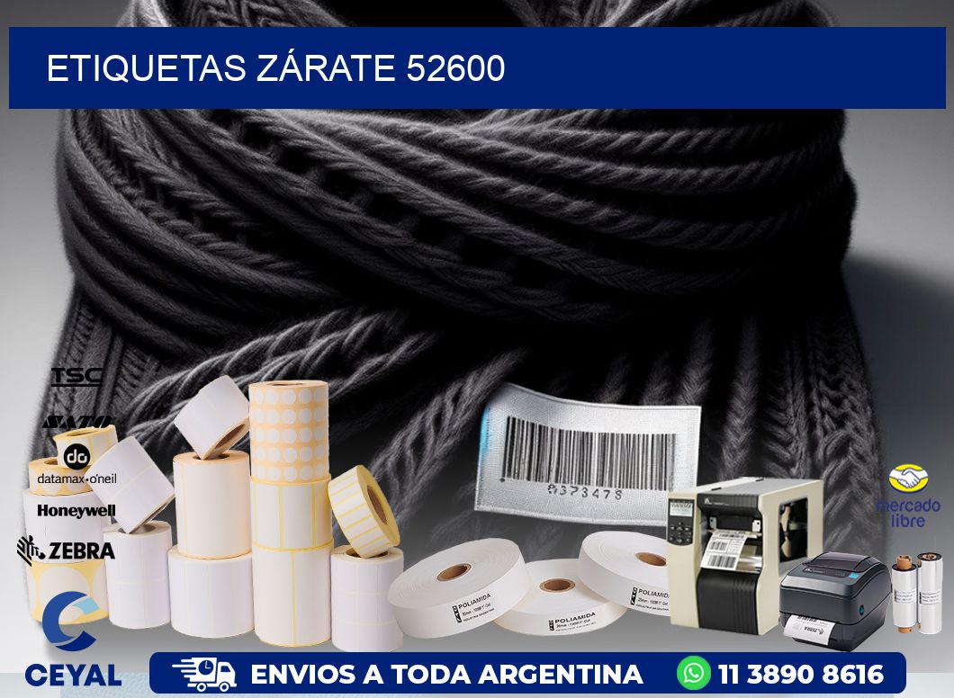 ETIQUETAS ZÁRATE 52600