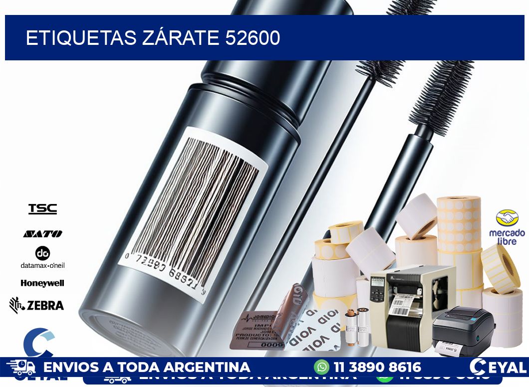 ETIQUETAS ZÁRATE 52600