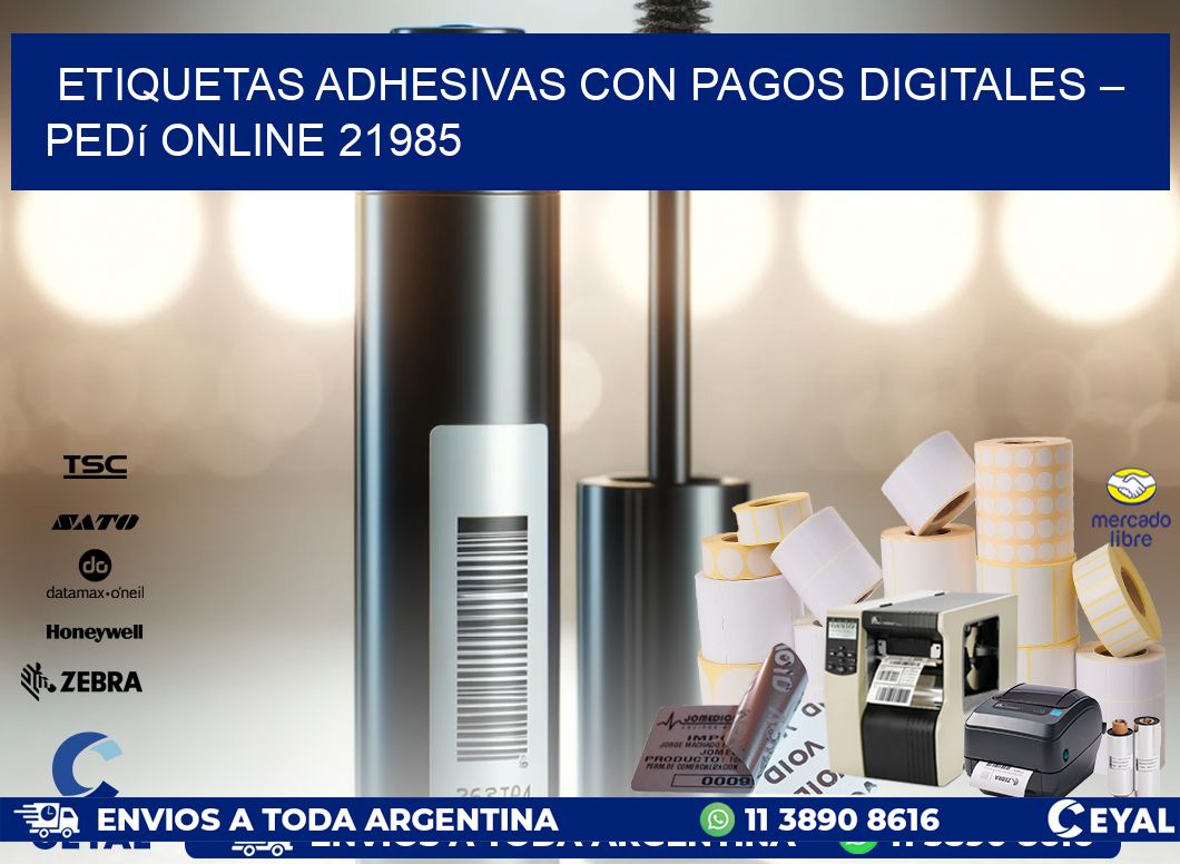 Etiquetas Adhesivas con Pagos Digitales – Pedí Online 21985