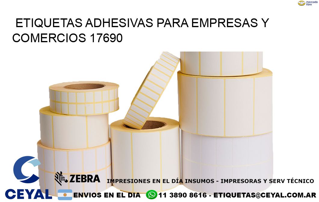 Etiquetas Adhesivas para Empresas y Comercios 17690