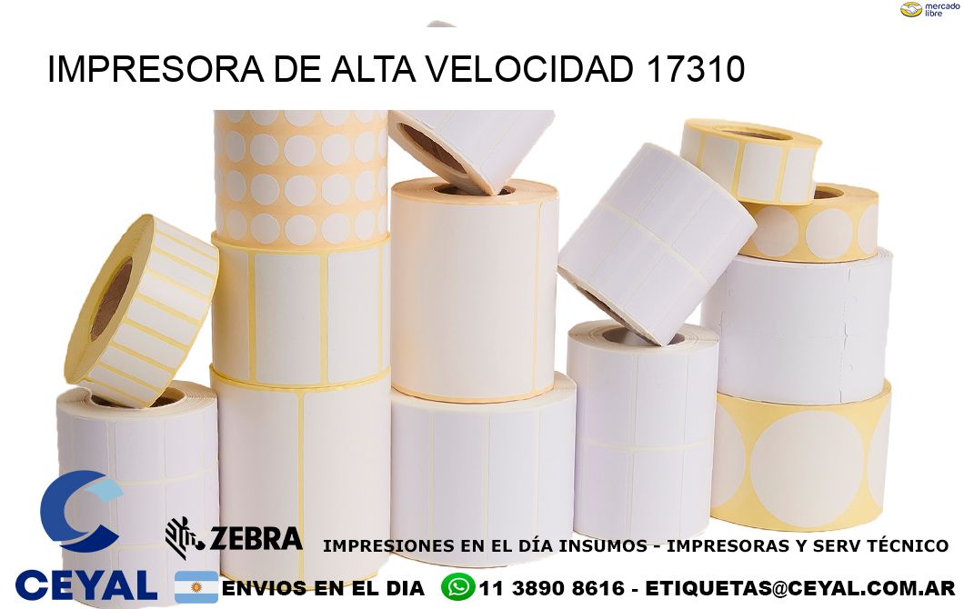 IMPRESORA DE ALTA VELOCIDAD 17310