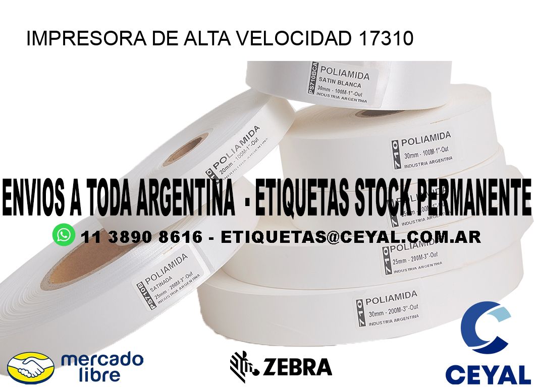 IMPRESORA DE ALTA VELOCIDAD 17310