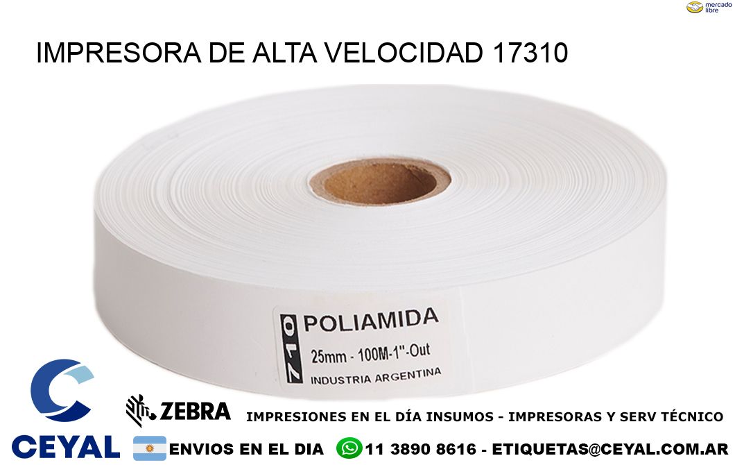 IMPRESORA DE ALTA VELOCIDAD 17310
