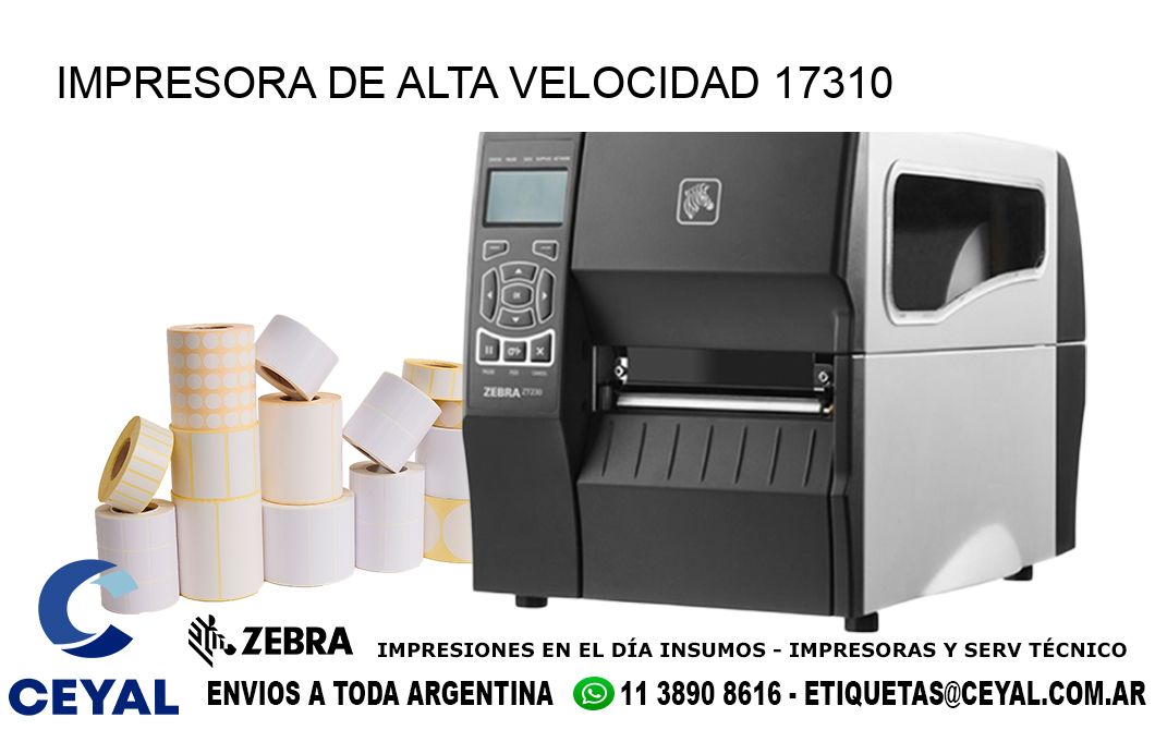 IMPRESORA DE ALTA VELOCIDAD 17310