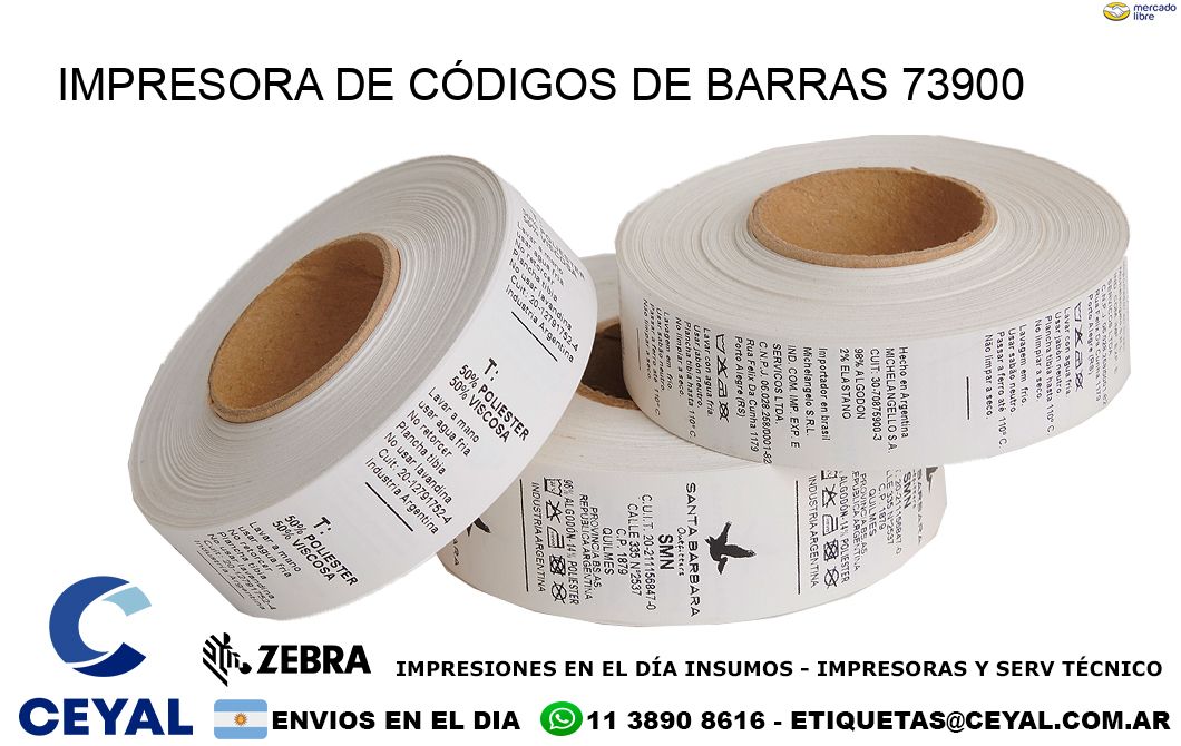IMPRESORA DE CÓDIGOS DE BARRAS 73900