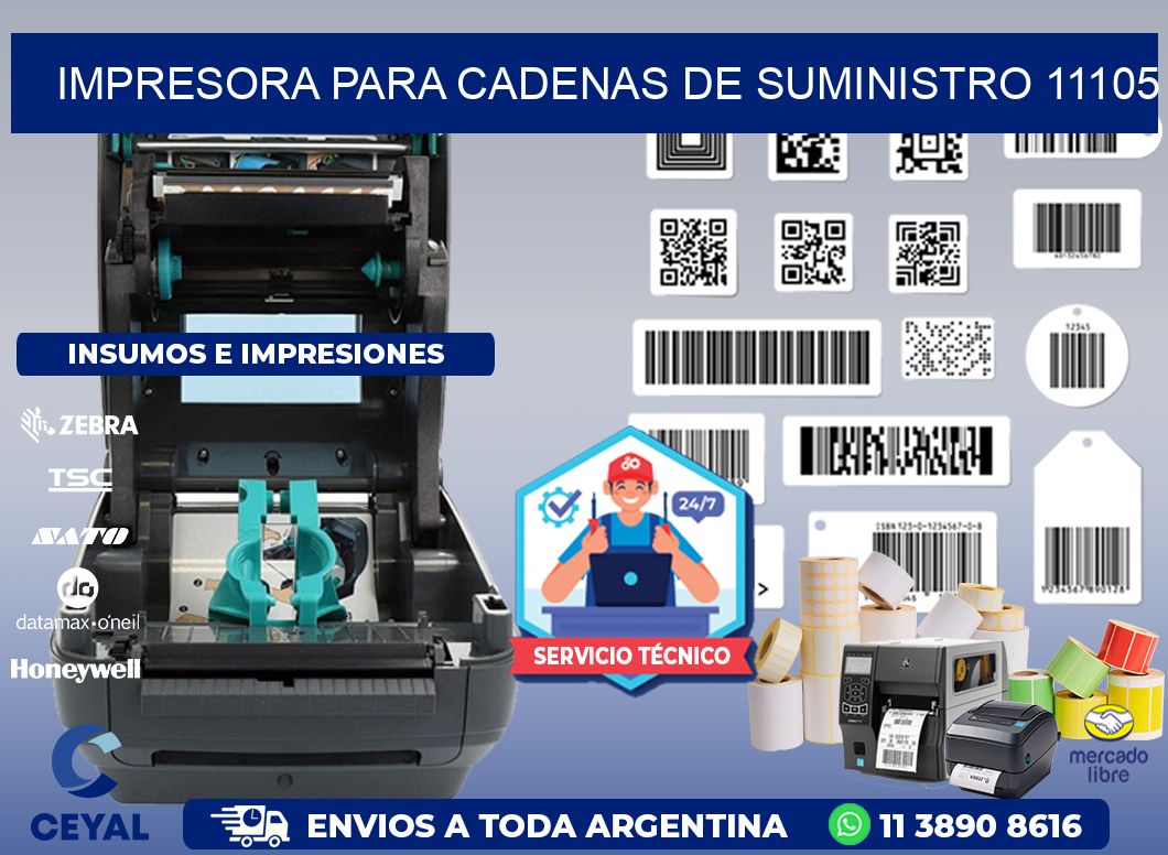IMPRESORA PARA CADENAS DE SUMINISTRO 11105