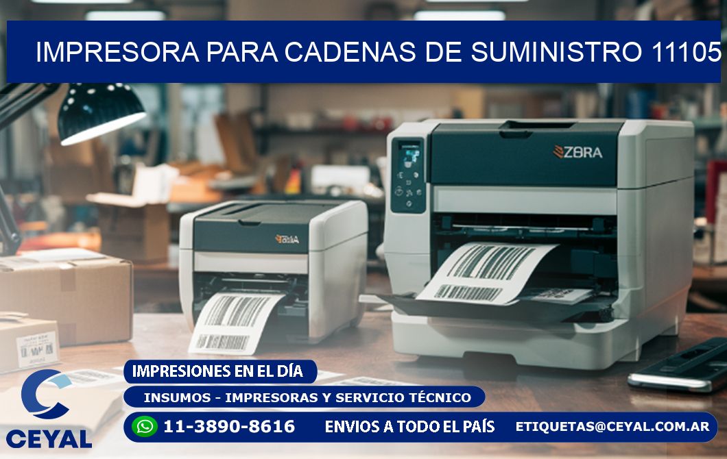IMPRESORA PARA CADENAS DE SUMINISTRO 11105