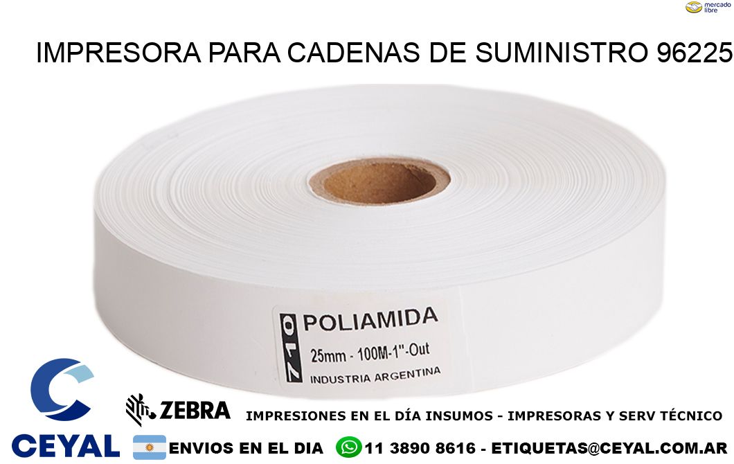IMPRESORA PARA CADENAS DE SUMINISTRO 96225