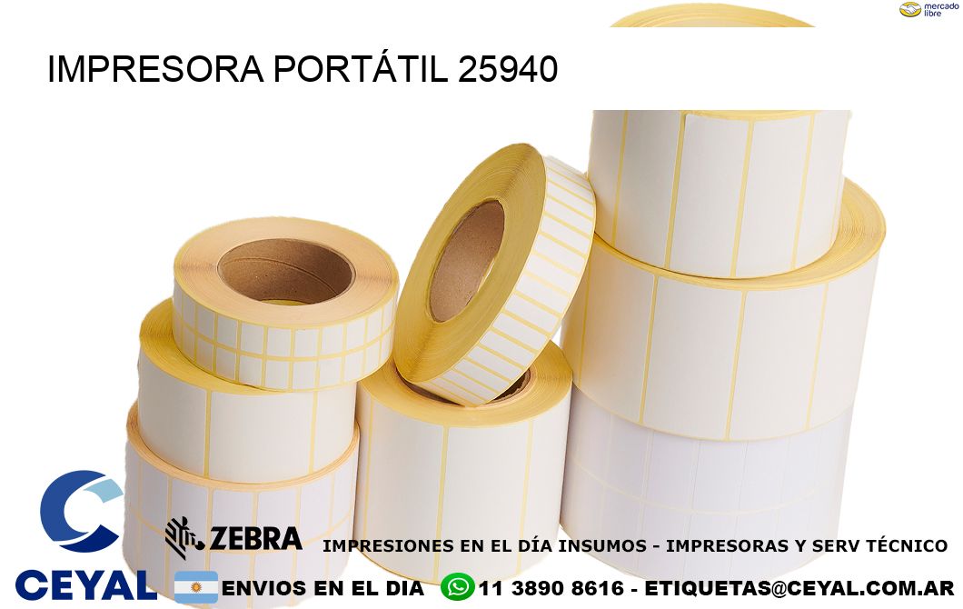 IMPRESORA PORTÁTIL 25940