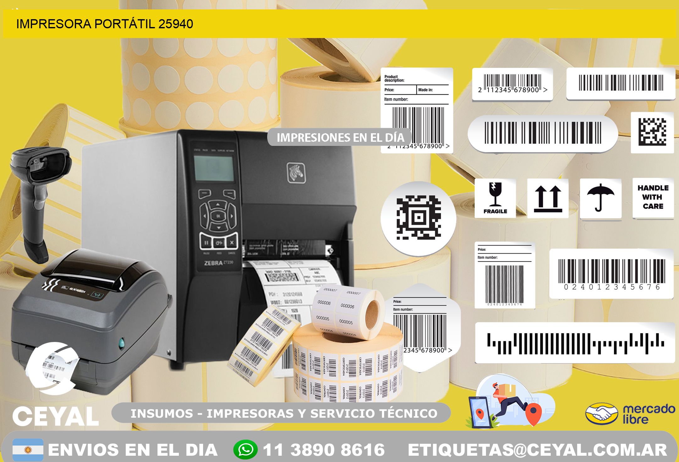 IMPRESORA PORTÁTIL 25940