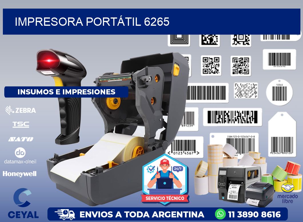 IMPRESORA PORTÁTIL 6265