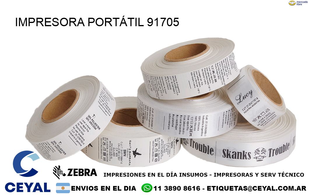 IMPRESORA PORTÁTIL 91705