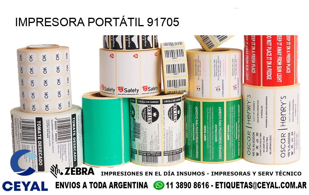 IMPRESORA PORTÁTIL 91705