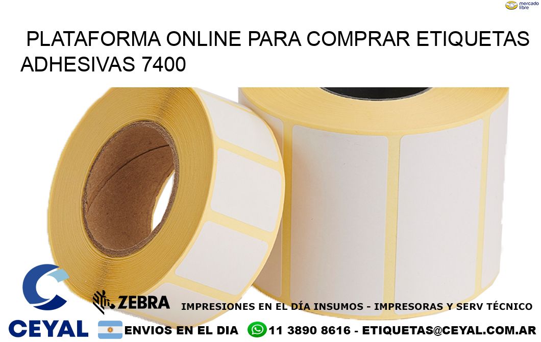 Plataforma Online para Comprar Etiquetas Adhesivas 7400