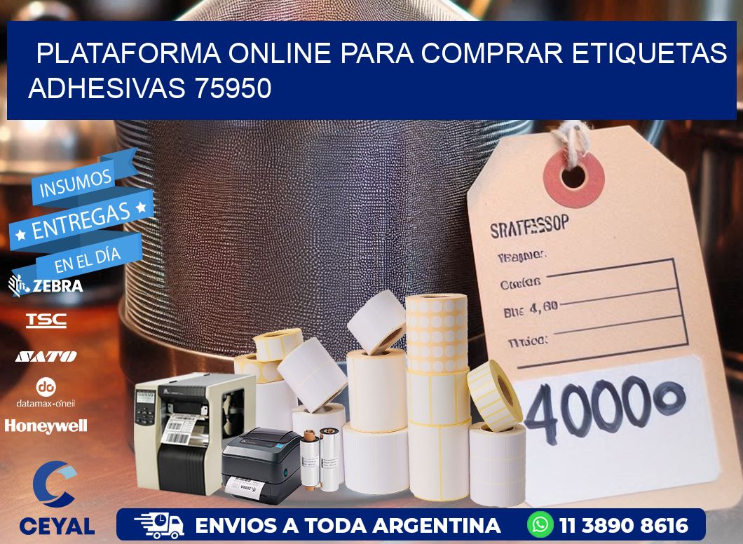 Plataforma Online para Comprar Etiquetas Adhesivas 75950