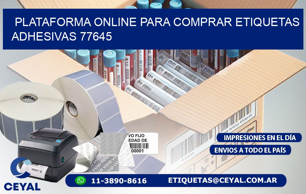Plataforma Online para Comprar Etiquetas Adhesivas 77645
