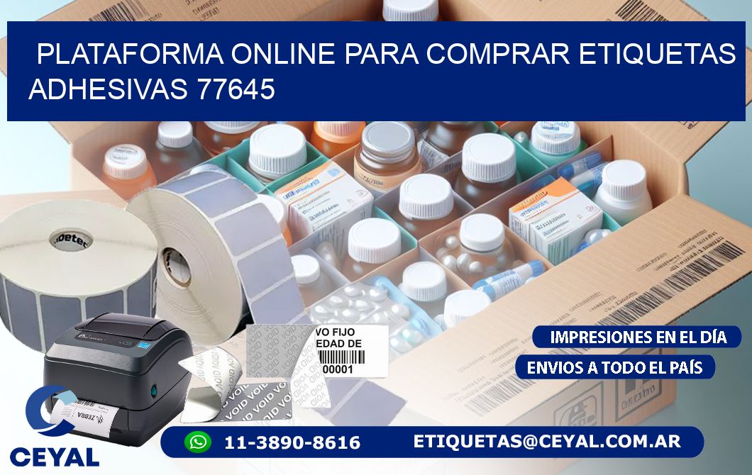Plataforma Online para Comprar Etiquetas Adhesivas 77645