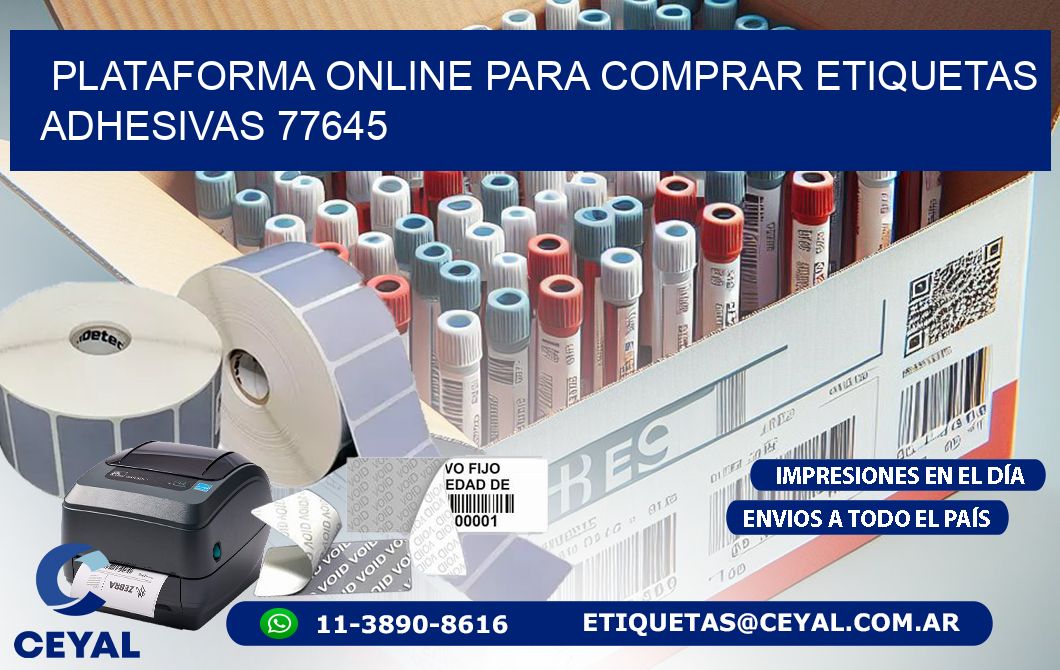 Plataforma Online para Comprar Etiquetas Adhesivas 77645