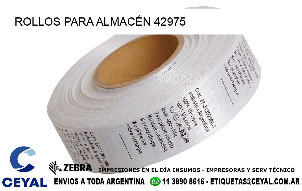 ROLLOS PARA ALMACÉN 42975