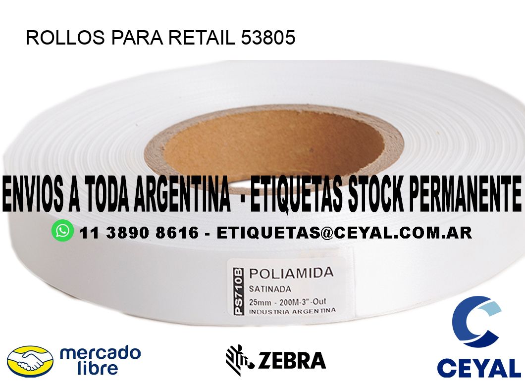 ROLLOS PARA RETAIL 53805