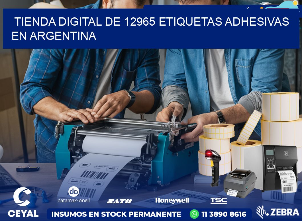 Tienda Digital de 12965 Etiquetas Adhesivas en Argentina