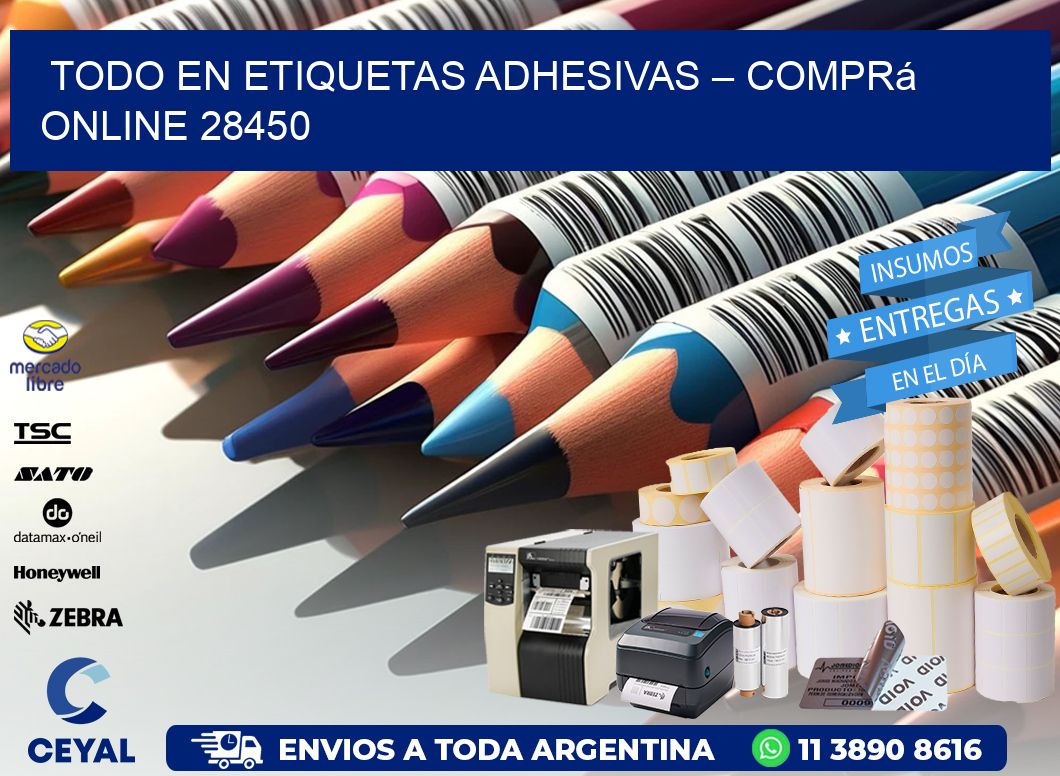 Todo en Etiquetas Adhesivas – Comprá Online 28450