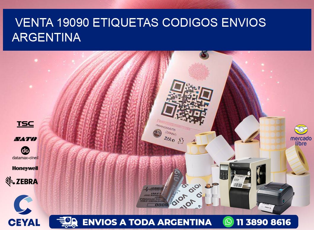 VENTA 19090 ETIQUETAS CODIGOS ENVIOS ARGENTINA