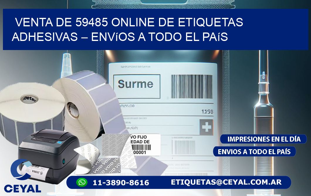 Venta de 59485 Online de Etiquetas Adhesivas – Envíos a Todo el País