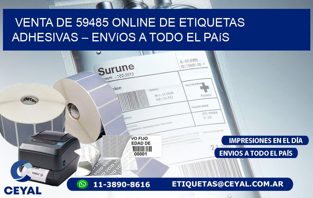 Venta de 59485 Online de Etiquetas Adhesivas – Envíos a Todo el País