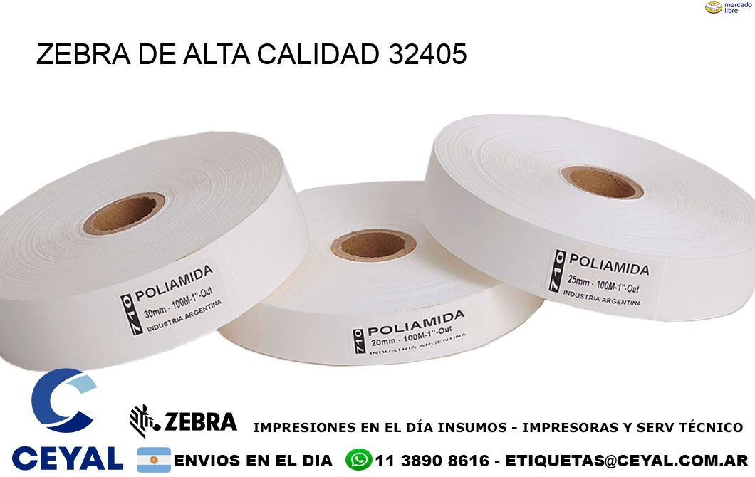 ZEBRA DE ALTA CALIDAD 32405