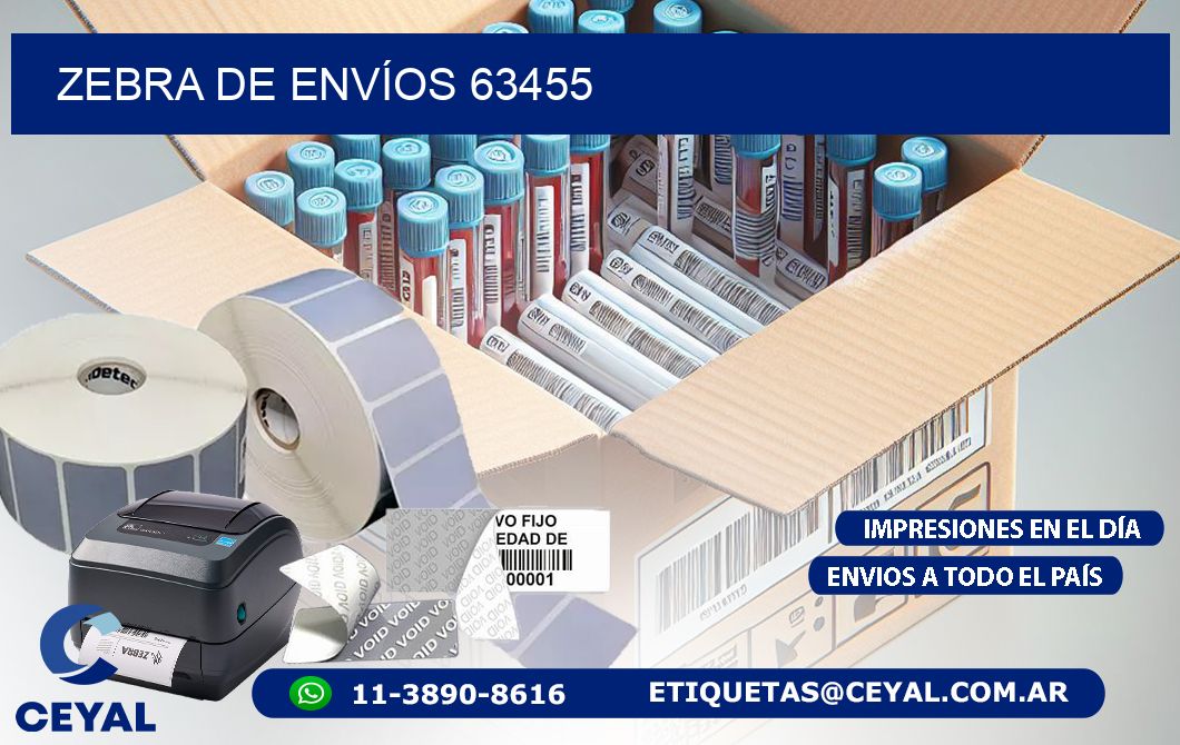 ZEBRA DE ENVÍOS 63455