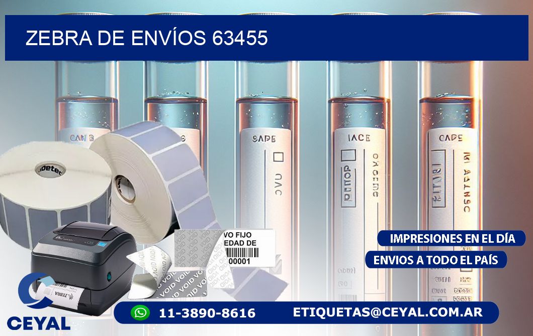 ZEBRA DE ENVÍOS 63455