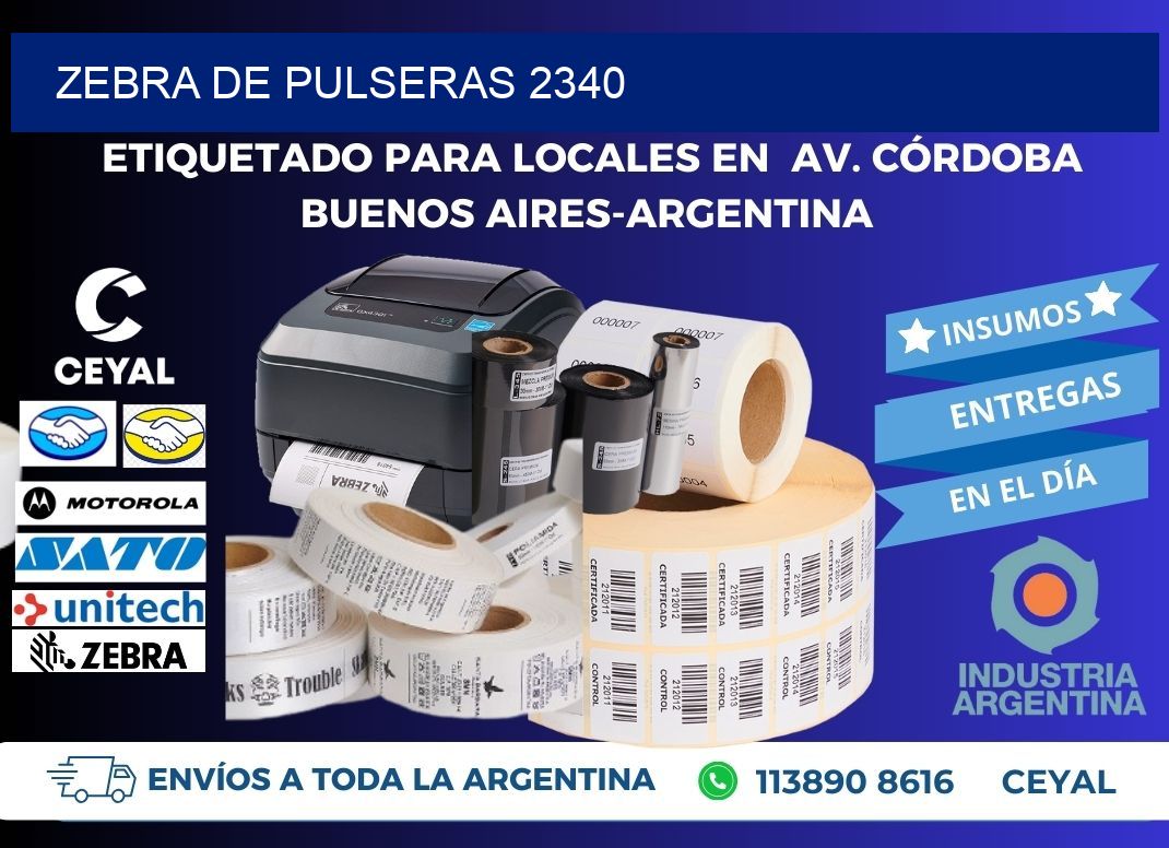 ZEBRA DE PULSERAS 2340
