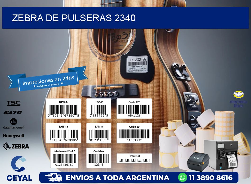 ZEBRA DE PULSERAS 2340