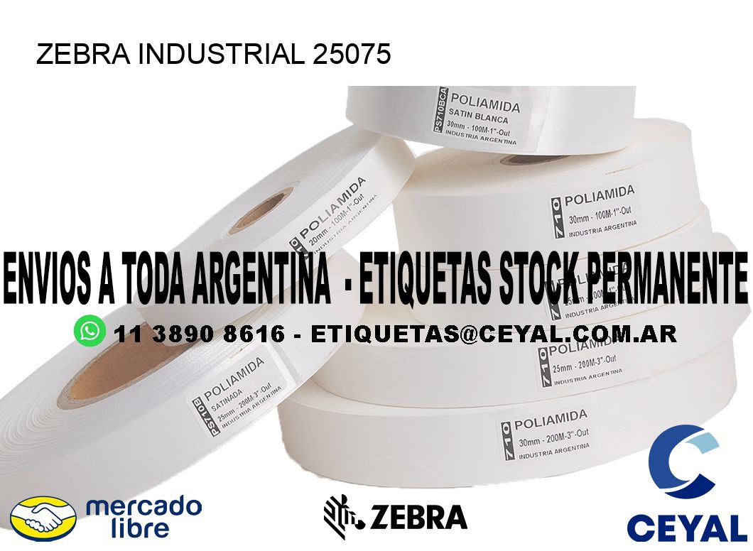ZEBRA INDUSTRIAL 25075