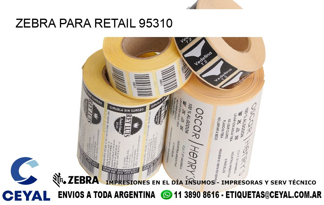 ZEBRA PARA RETAIL 95310