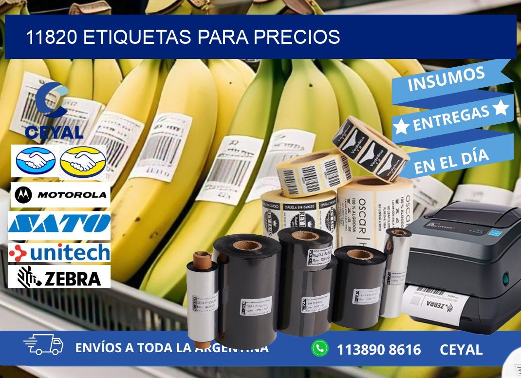 11820 ETIQUETAS PARA PRECIOS