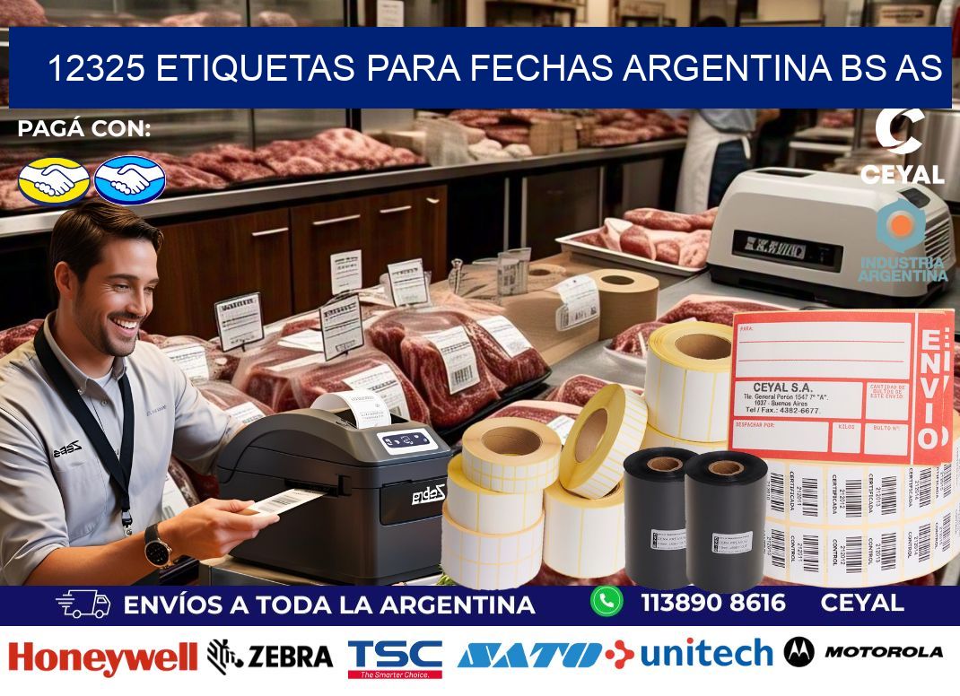 12325 ETIQUETAS PARA FECHAS ARGENTINA BS AS