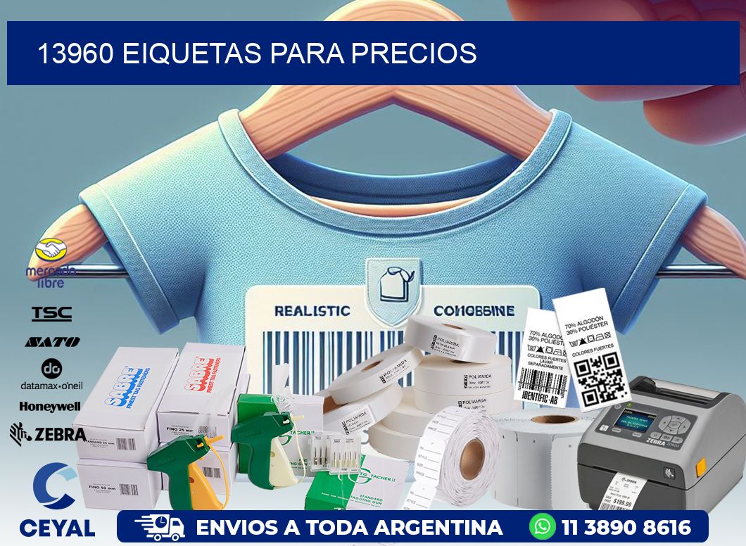13960 EIQUETAS PARA PRECIOS