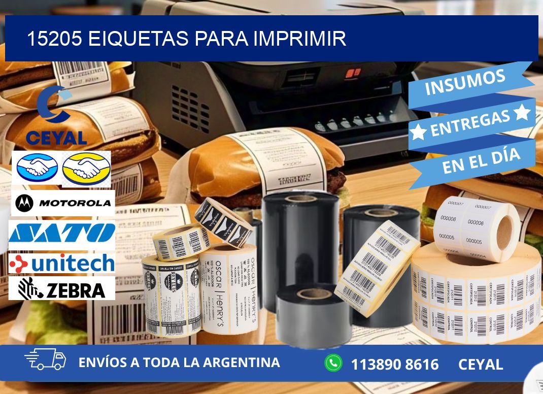 15205 EIQUETAS PARA IMPRIMIR