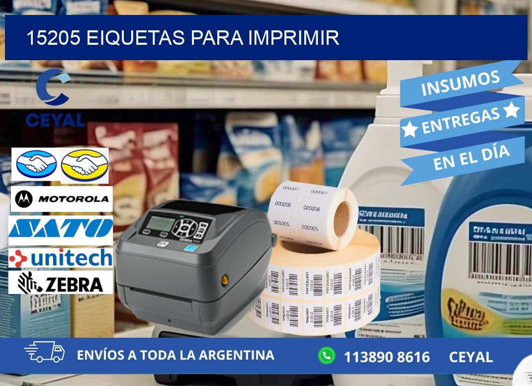 15205 EIQUETAS PARA IMPRIMIR