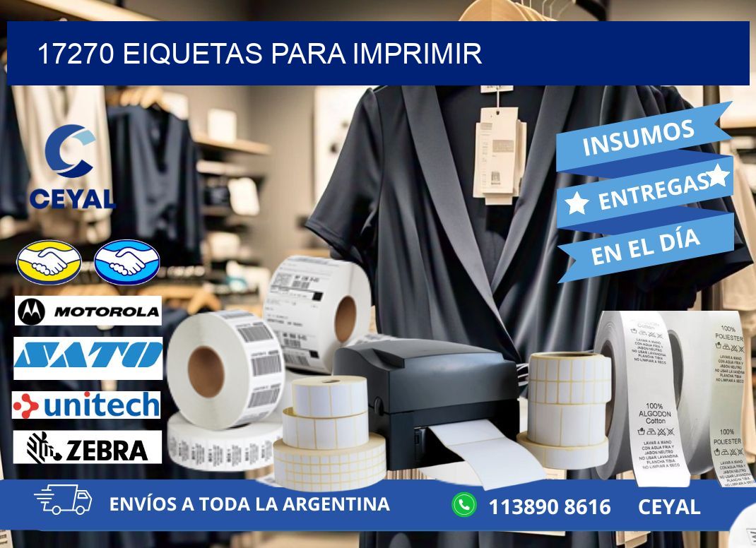 17270 EIQUETAS PARA IMPRIMIR