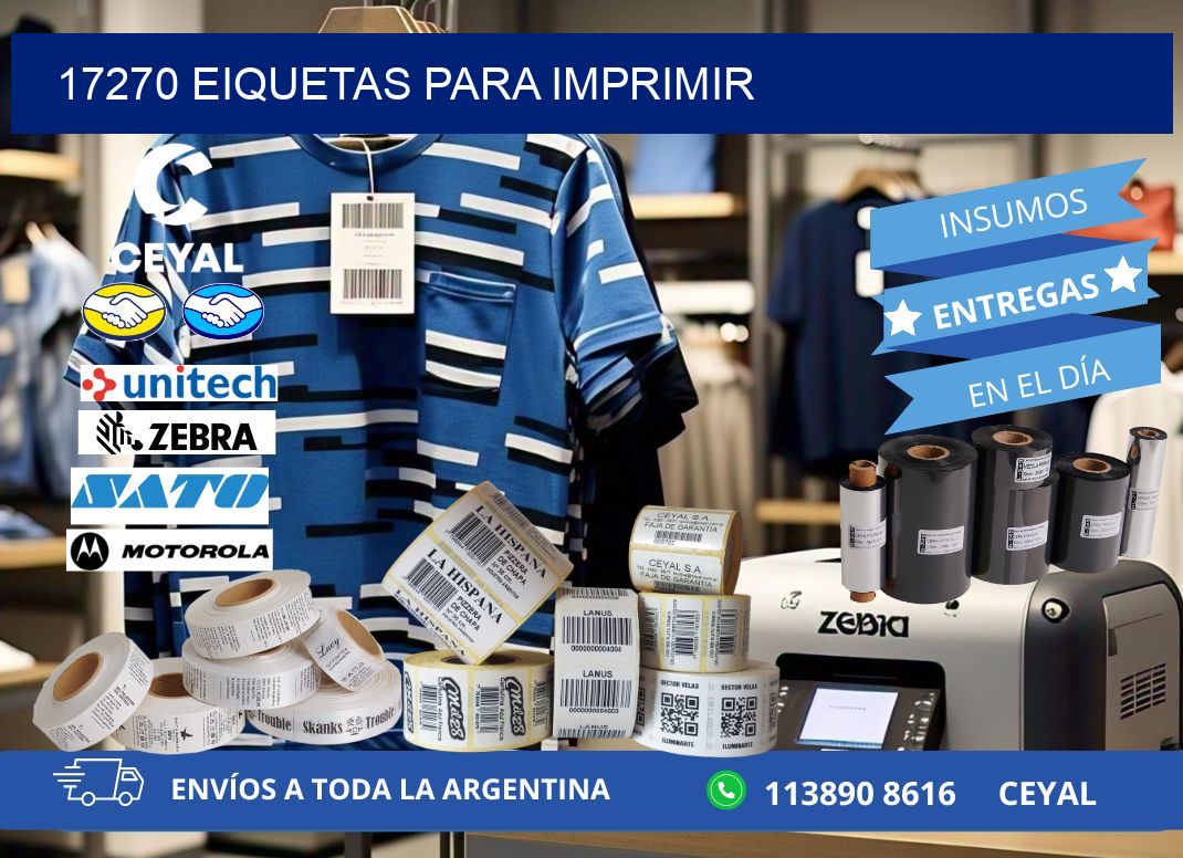 17270 EIQUETAS PARA IMPRIMIR