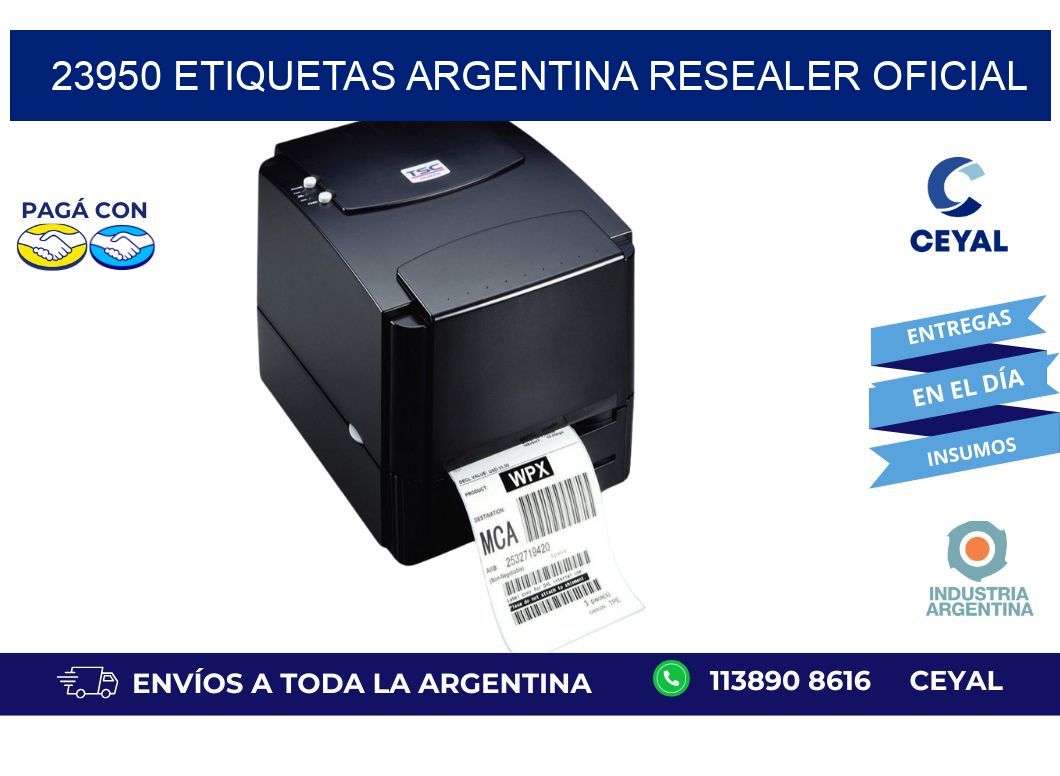 23950 etiquetas argentina RESEALER OFICIAL
