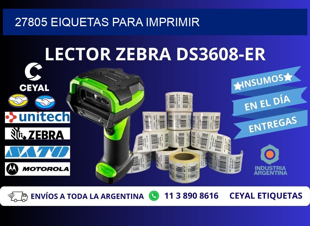 27805 EIQUETAS PARA IMPRIMIR